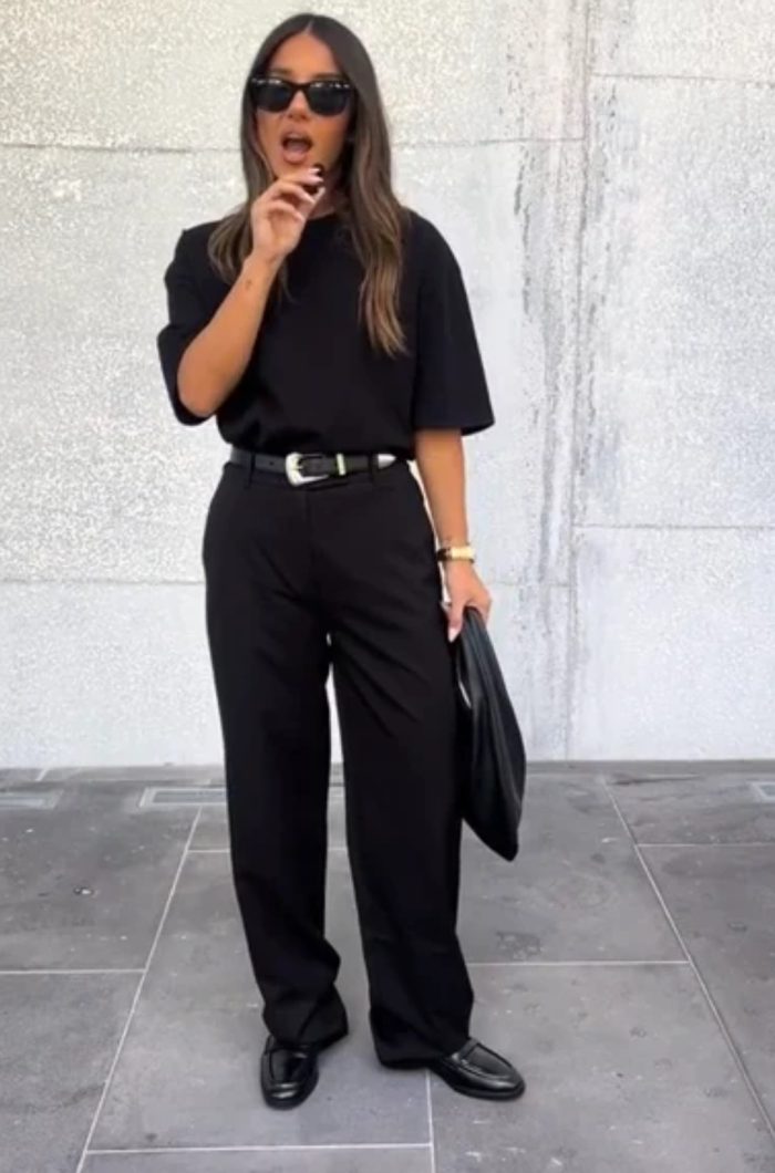 BAYSE Jonas Boyfriend Tee - Black