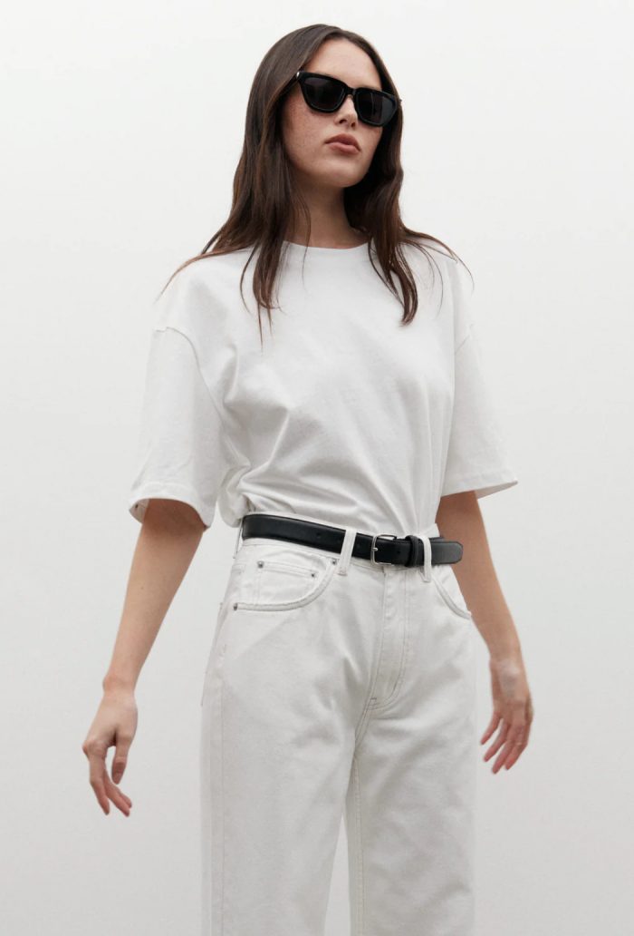 Jonas Boyfriend Tee - WHITE