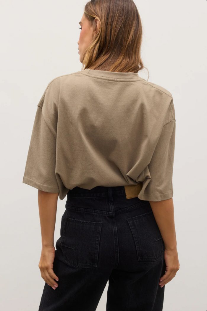 Jonas Boyfriend Tee - Military - Image 3